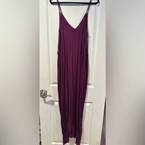 Elegant Purple Maxi Dress